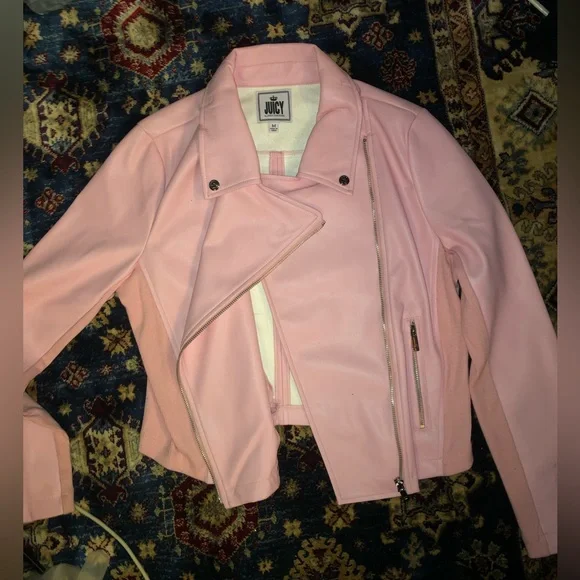 Couture leather deals jacket
